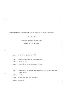 11ª Reunião do Conselho Técnico-Científico