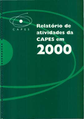 Relatório de Atividades da CAPES 2000