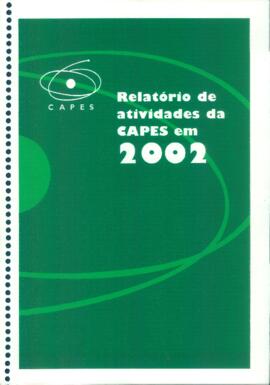 Relatório de Atividades da CAPES em 2002